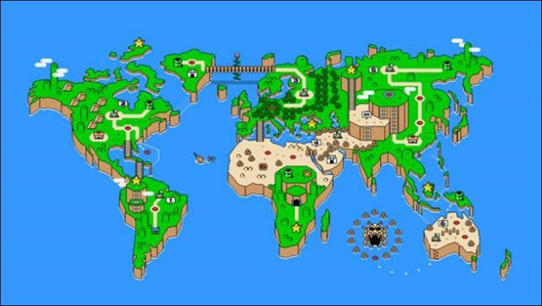 Super Mario World Map