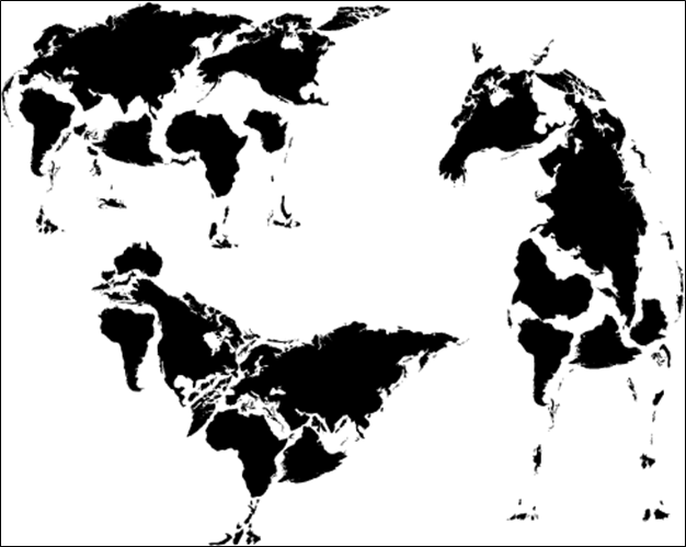 Three Animal Make World Map