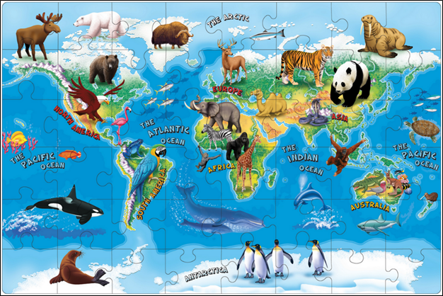 Kids World Map