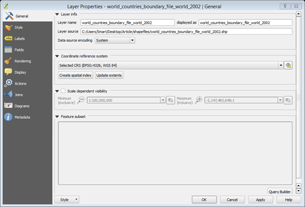 Layer Properties