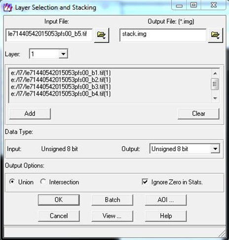 Layer Selection and Stacking