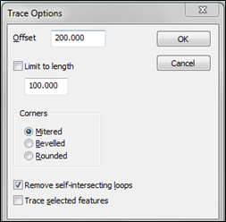 trace tool option