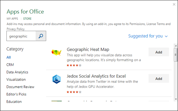 Geographic Heat Map 