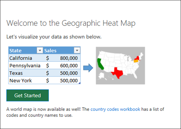 Geographic Heat Map Option