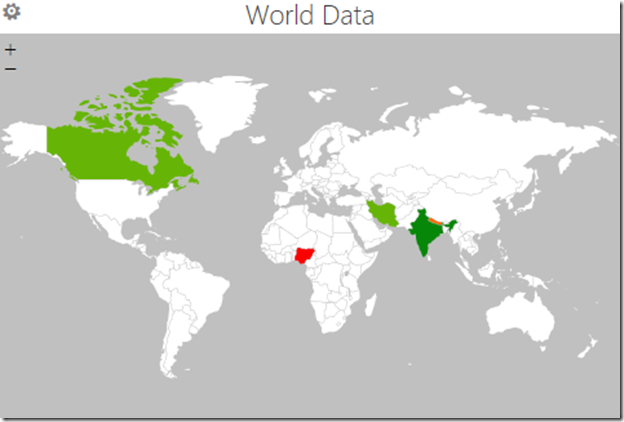 Output heat map