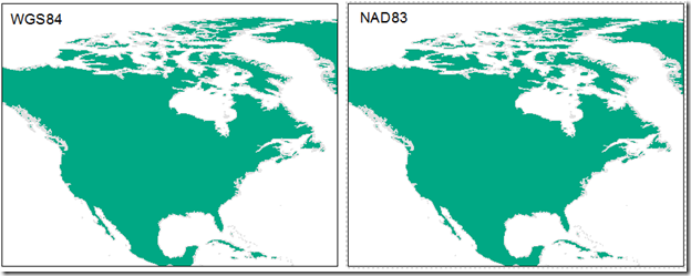 WGS84 vs NAD83