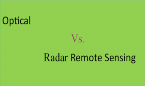 Differences between optical and radar remote sensing