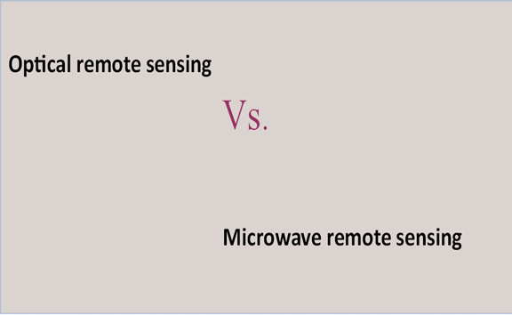 9 differences between optical remote sensing and microwave remote sensing
