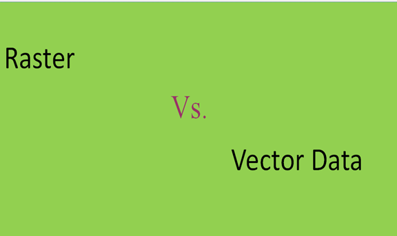 Difference between raster and vector data GIS